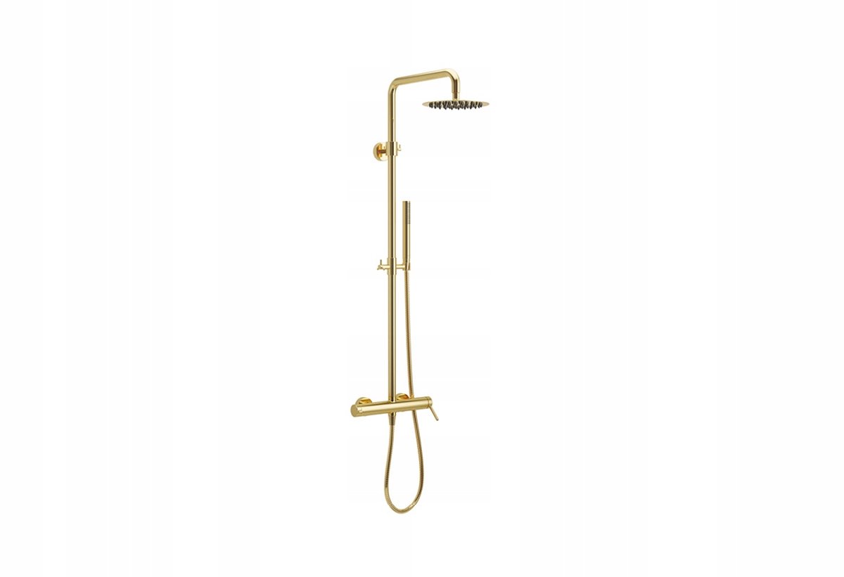 Excellent Pi Doucheset Opbouw Goud Glans - Complete Regendouche
