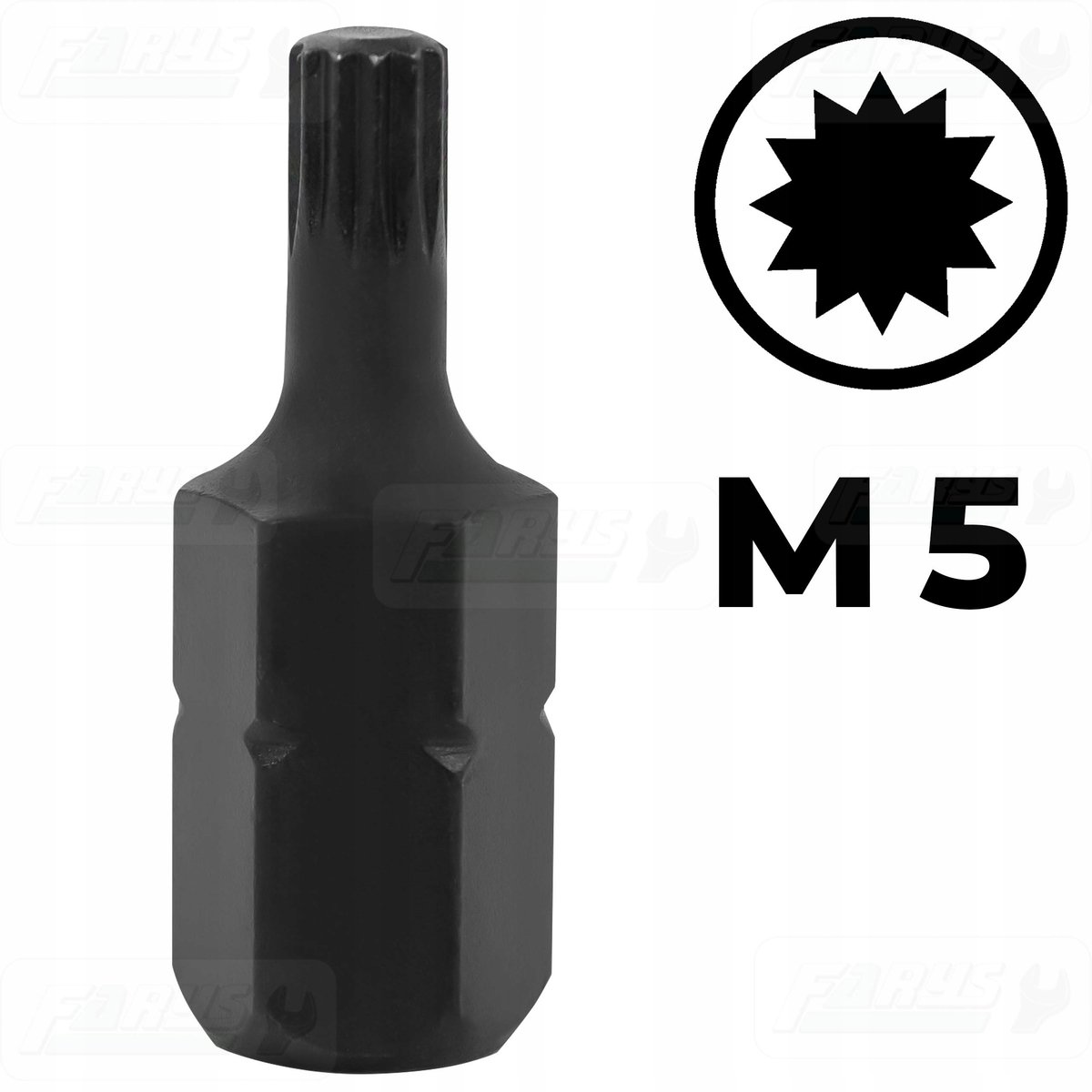 Bit SPLINE M5 30 mm S2 - Kwaliteit voor precisiewerk