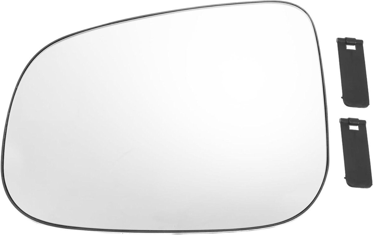 Image of Achteruitkijkspiegelglas rechts voor auto met verwarming, wit glas, passend voor meerdere modellen, 2015-2022.