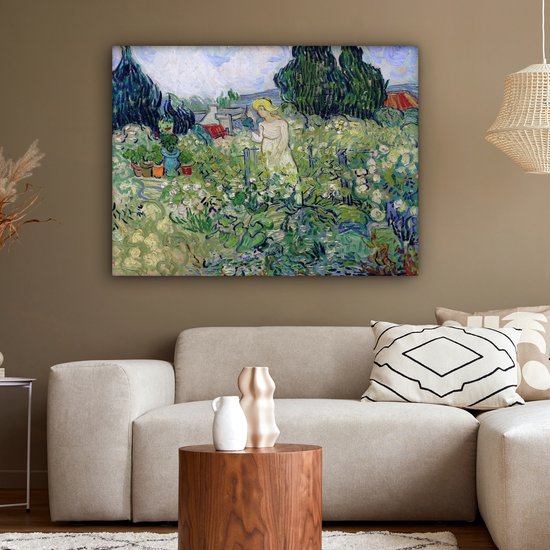 Peintures sur toile - Marguerite Gachet dans le jardin - Vincent van Gogh - 120x90 cm - Art Décoration murale