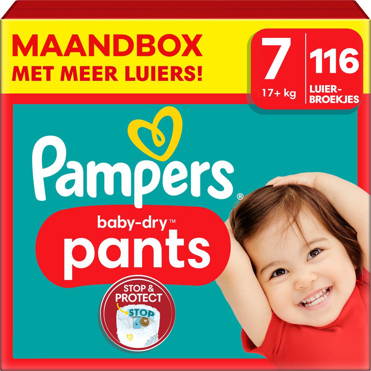 Pampers Baby-Dry Pants Maandbox maat 7