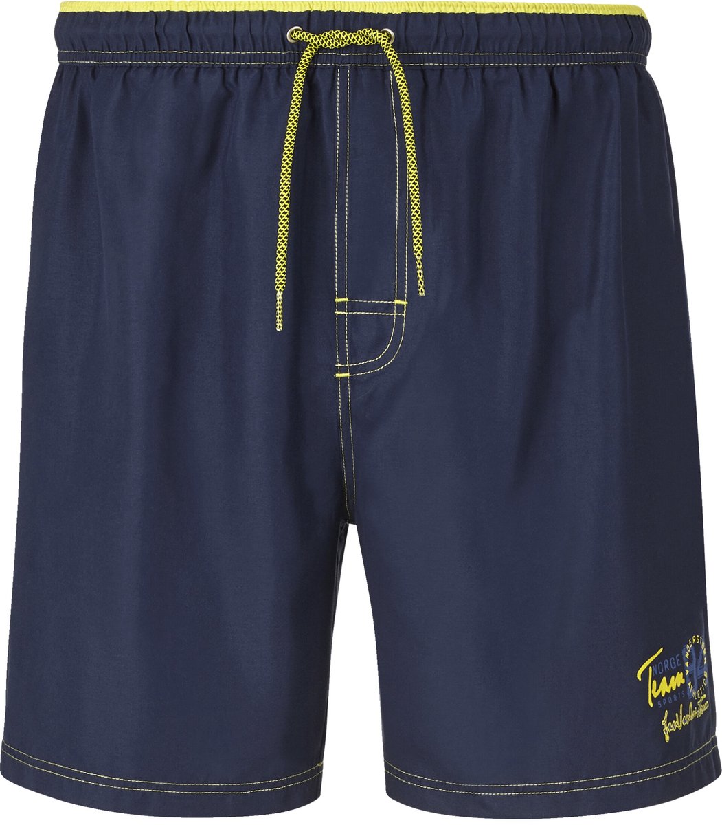Jan Vanderstorm herren Zwemshort - 12 - donkerblauw - Plus Size