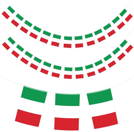 Guirlande 30 Drapeaux Palestine – 10 Mètres, Polyester, Double Face | Décoration Intérieur Extérieur Manifestation - 6
