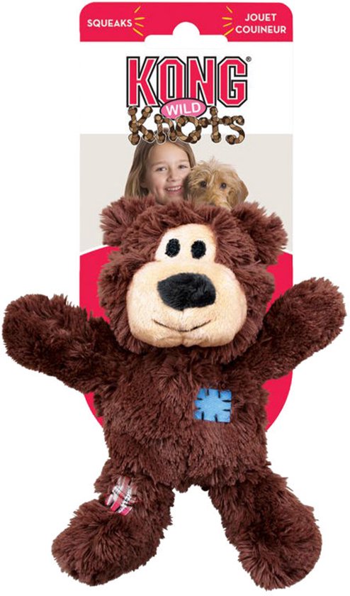 Ours Kong Wild Knots - Jouets pour chien - Assortis - M - 25 x 20 x 10 cm