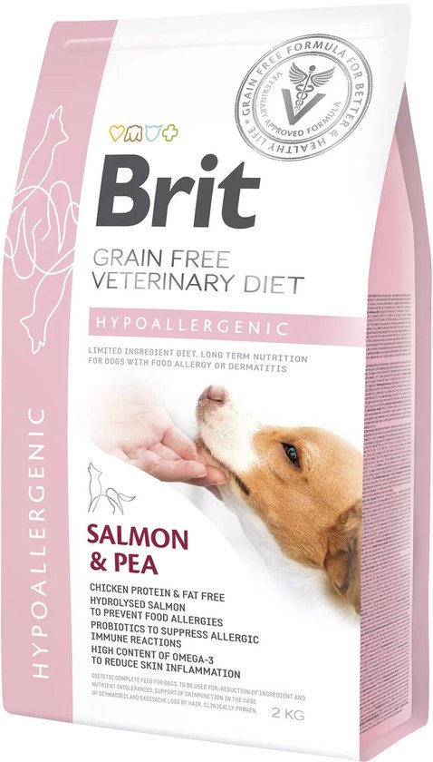 Brit Veterinary Diet Dog – Grain free – Hypoallergenic – 2 kg