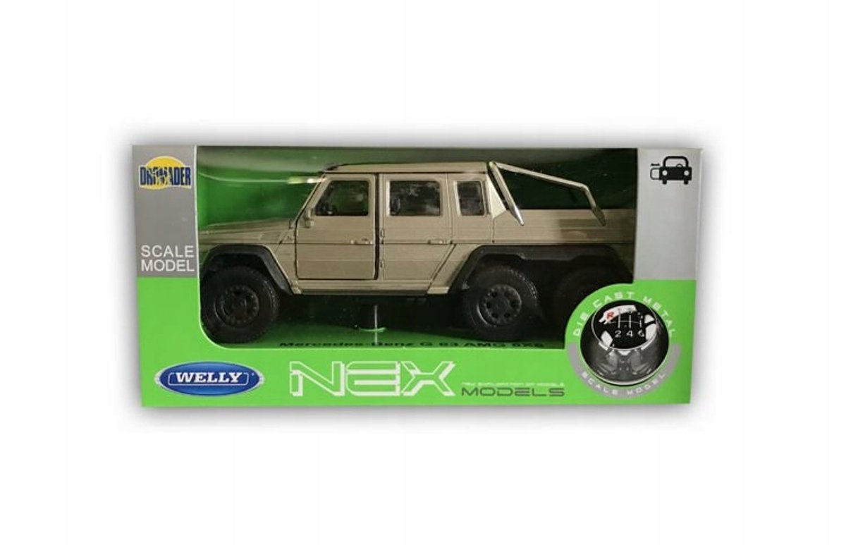 Mercedes G63 AMG Metaalmodel 1:34 - Beige