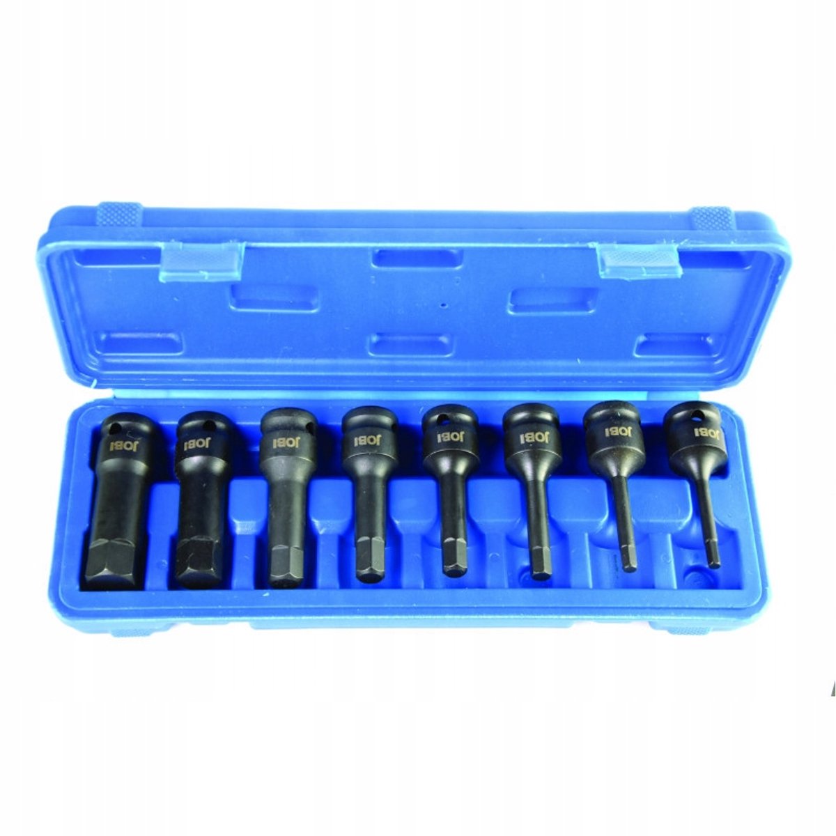 Jobi Slagmoerdoppen Inbus 1/2'' 5-19 mm - Set van 8 Stuks