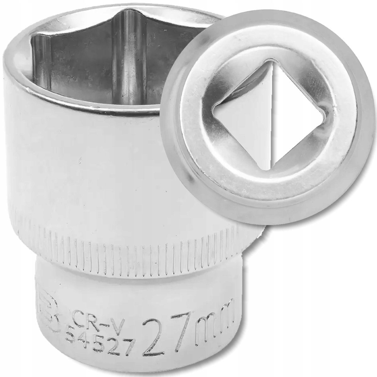 JCB Doplagssleutel 1/2" 27mm zeskant Cr-V Staal