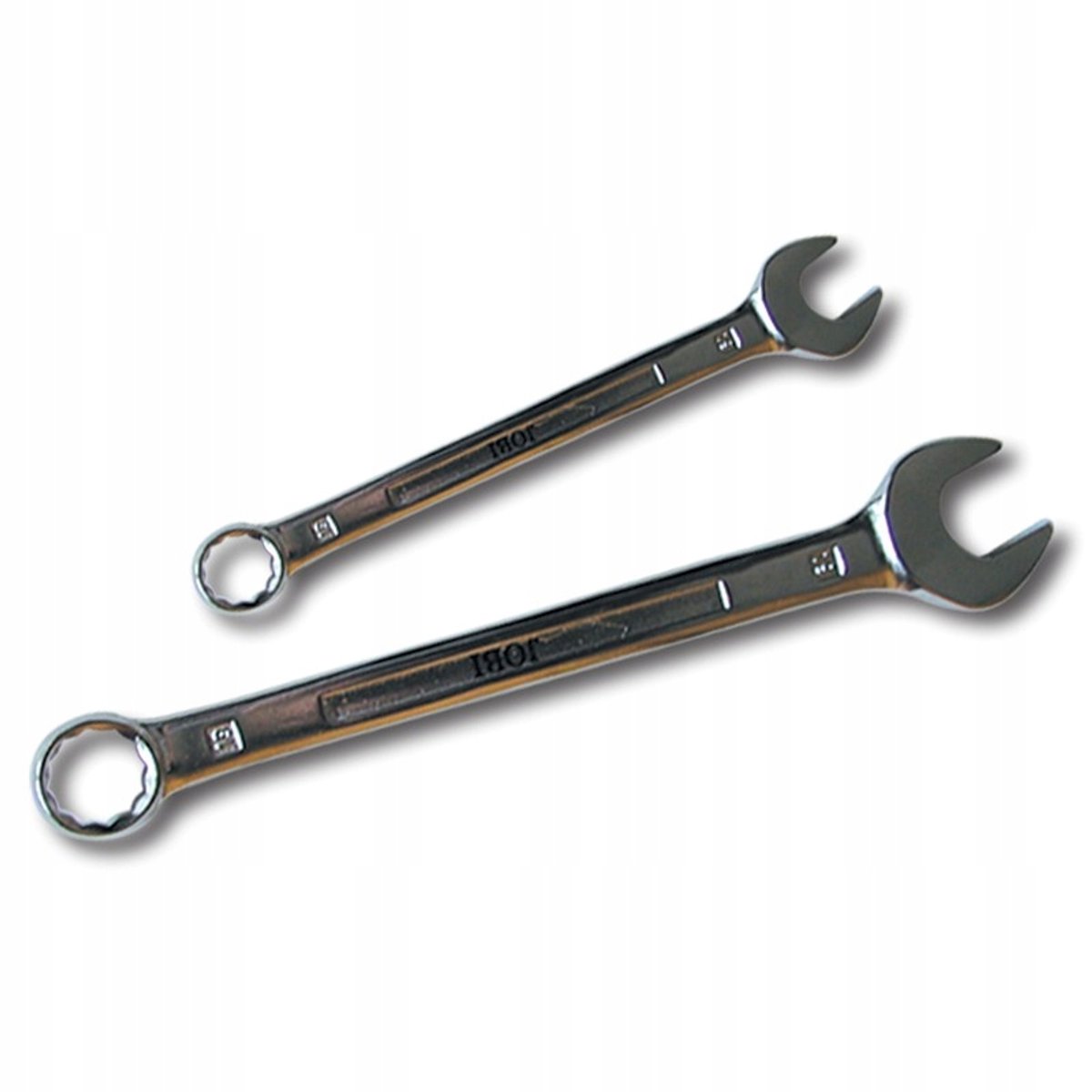 Jobiextra Ring- en steeksleutel 10mm, gepolijst, chroom-vanadium staal
