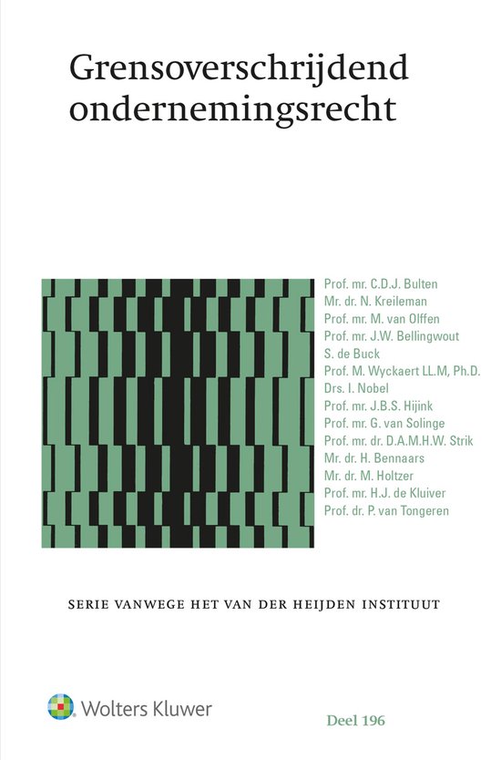 Grensoverschrijdend ondernemingsrecht - cover