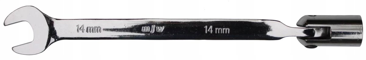 MJW Ringsleutel 14 mm - 12-kant, CrV, Satijn