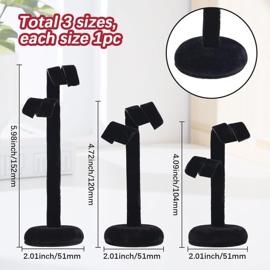 CrystalAge Standaard Ei en Bol Stand - Zwart : CrystalAge