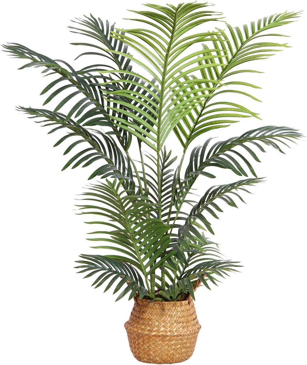 Provento Grote kunstplant 120 cm voor huisdecoratie, woonkamer en slaapkamer. Groen