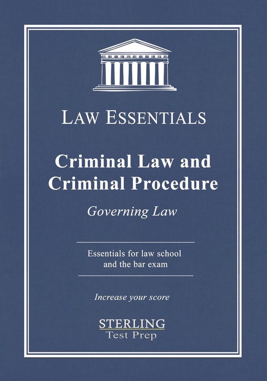 Criminal Law and Criminal Procedure, Law Essentials - cover