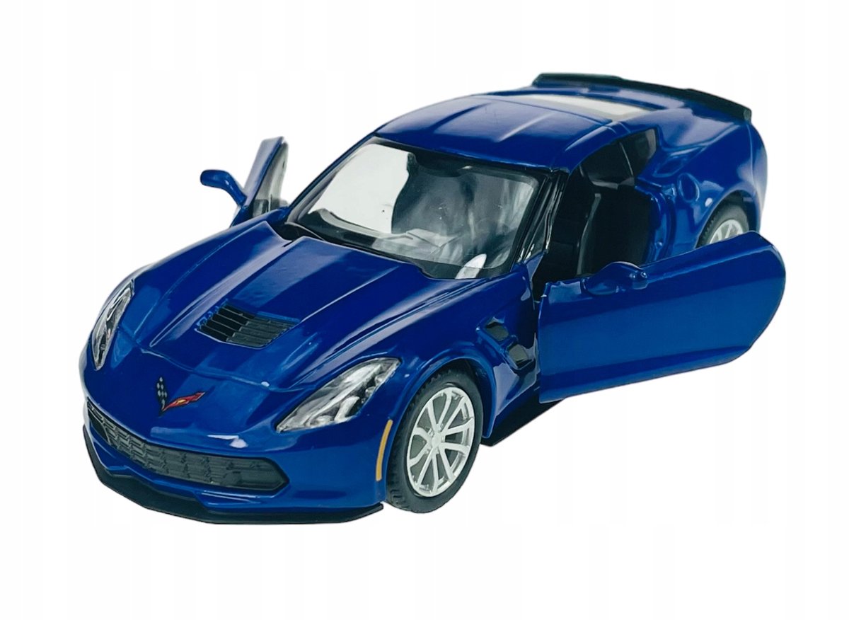 RMZ City Chevrolet Corvette Grand Sport blauw metaal 12cm nieuw model