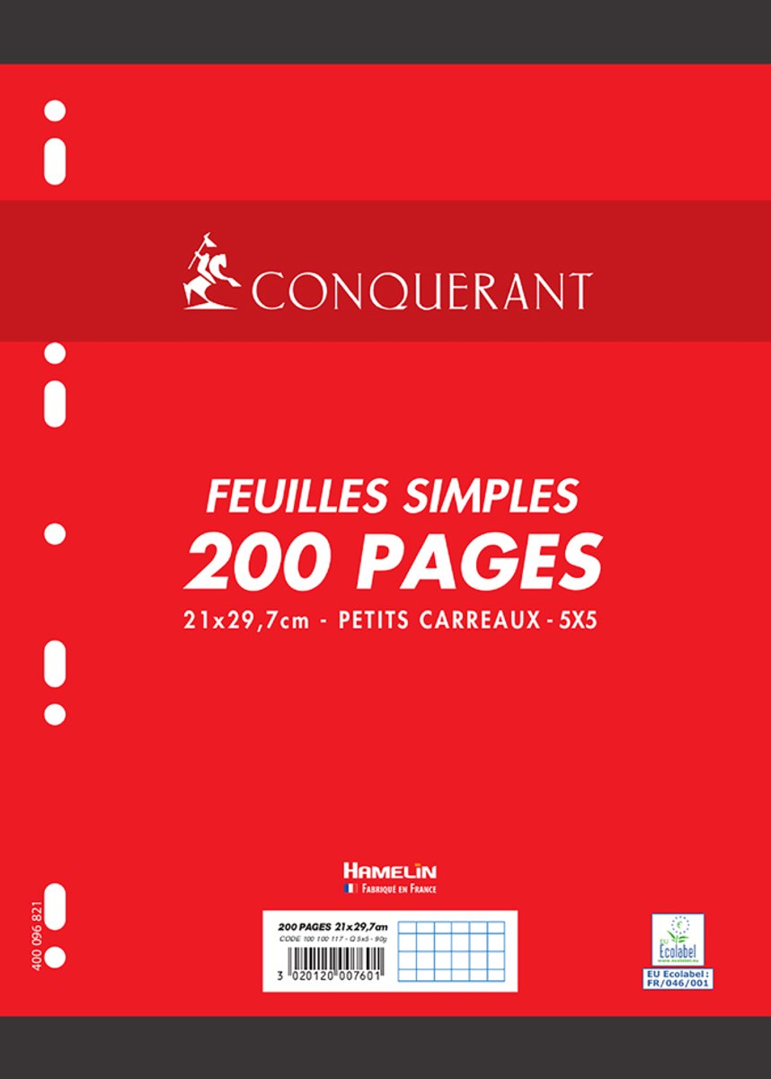 CONQUERANT SEPT - Ringbandvulling - A4-formaat