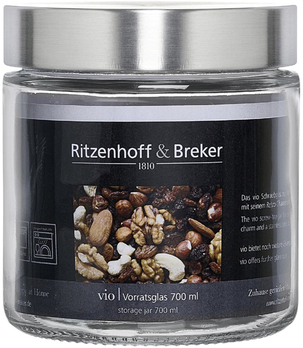 Voorraadpot VIO, rond, 2,1 liter