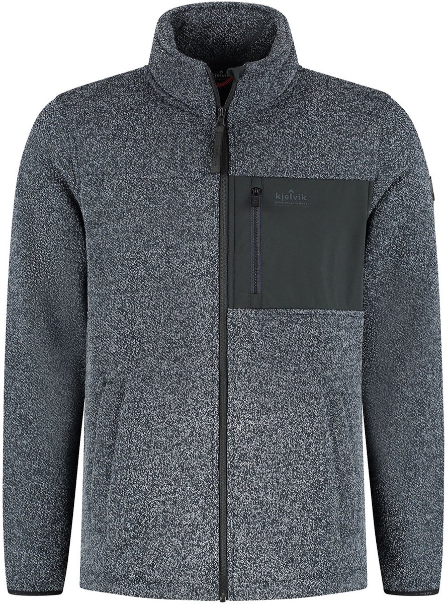 Kjelvik Youp Heren Outdoorvest Blauw