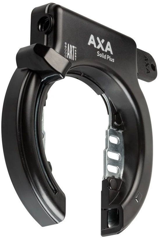 Set bestaande AXA Solid Plus - ART 2 sterren keurmerk - Frameslot - Met Linq City ketting 100 cm - Zwart - 2 sloten met dezelfde sleutel te bedienen! van AXA — afbeelding 5