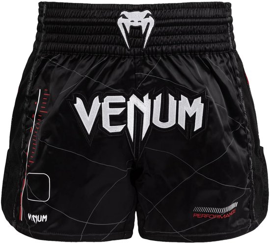 Shorts de Muay Thai Venum Tactical XT Noir Zwart Feu - L