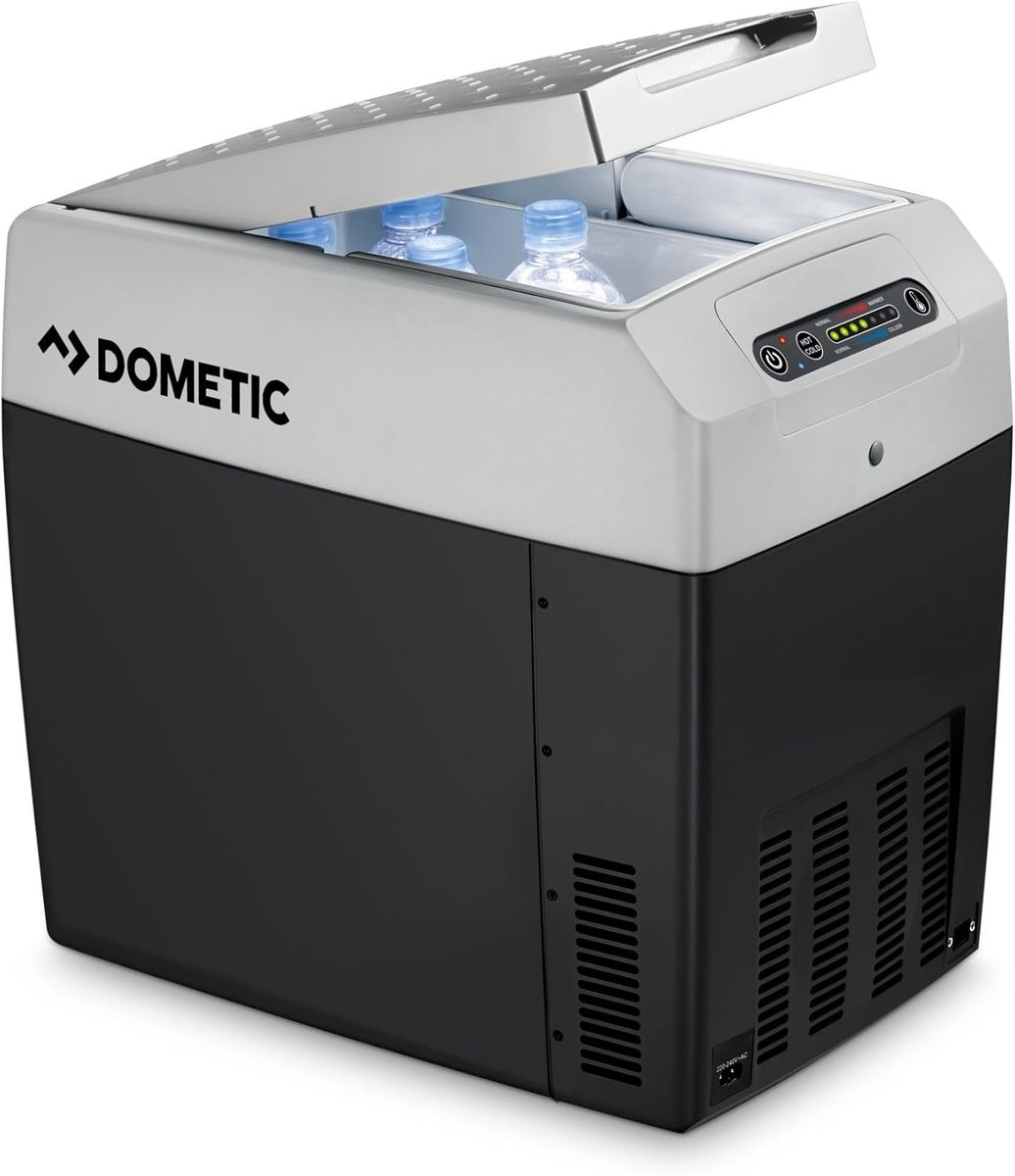 Draagbare elektrische koelbox 20 liter voor auto, vrachtwagen, boot en stopcontact - 12/24 Volt DC en 100-240 V AC