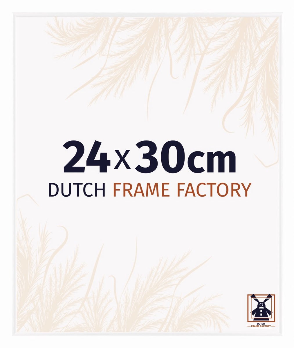 Dutch Frame Factory Fotolijst 24x30 cm - Kunststof - Wit Hoogglans - Easy
