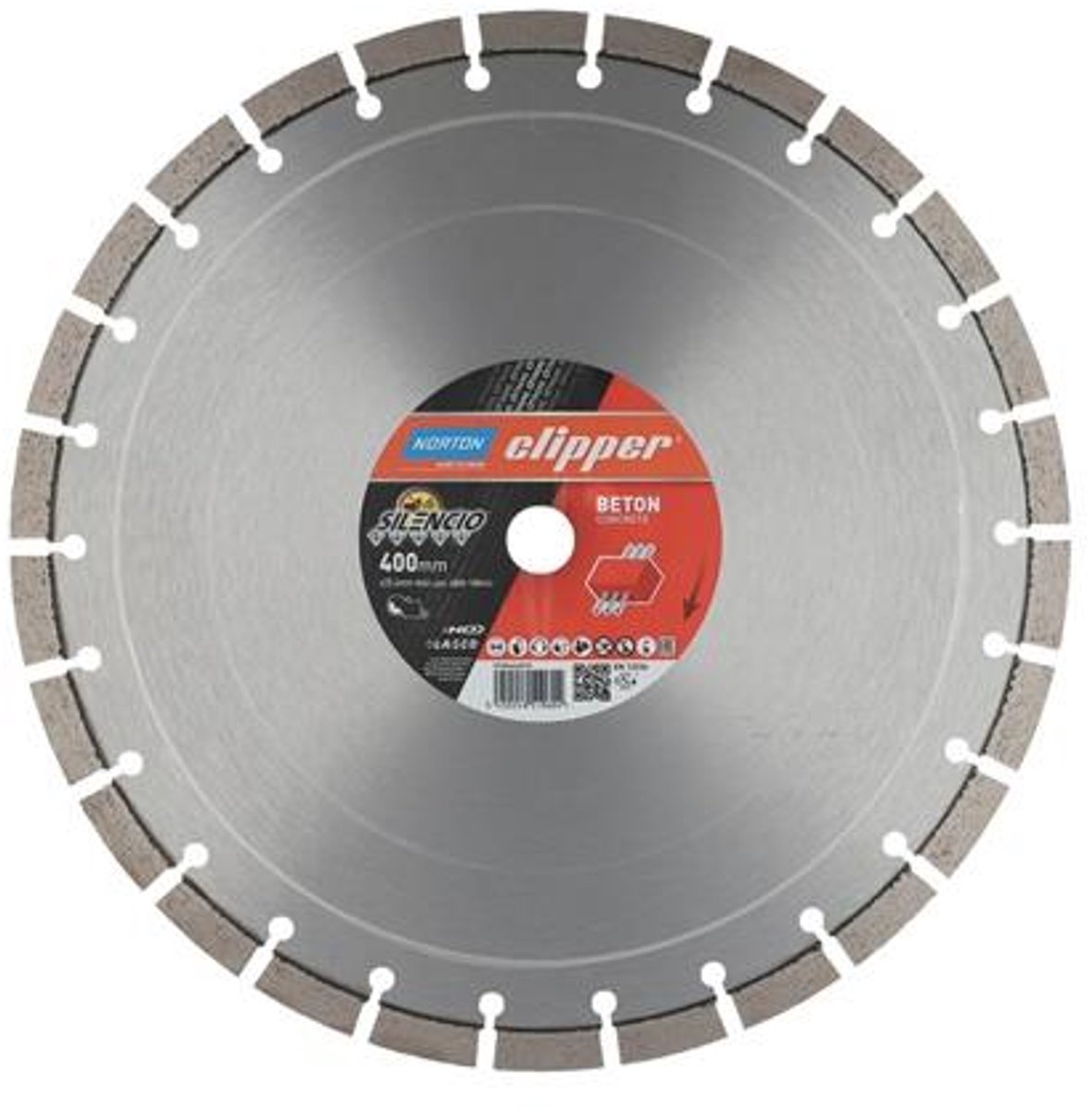 Diamantdoorslijpschijf Extreme Silencio D.400mm voor Slijpmachine 4800 min-1