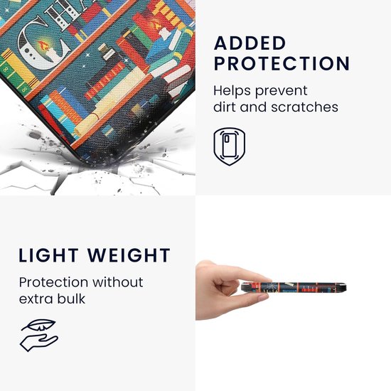 E-reader hoesje met magneetsluiting voor Kobo Clara BW/Colour - meerkleurig, stijlvolle bescherming van Merkloos — afbeelding 2