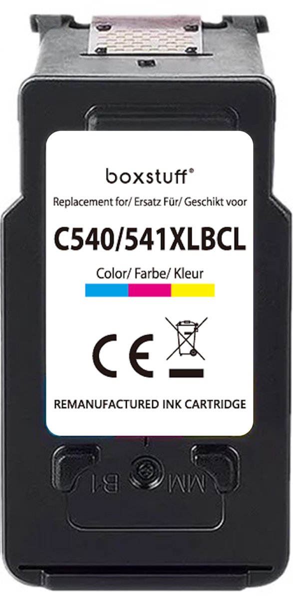Boxstuff Inkt geschikt voor Canon CL-541 XL - (5222B012) - Inkt Cartridge voor Canon Pixma MG2100 / MG2150 / MG2200 / MG3150 / MG3200 / MG4150 / MG4200 / MX395 / MX435 / MX475 / MX525 - Pack Kleur