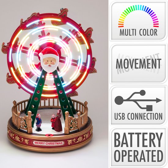 Lemax Kerstdorp Elm Valley Kerk Batterij Werkt Led -75213