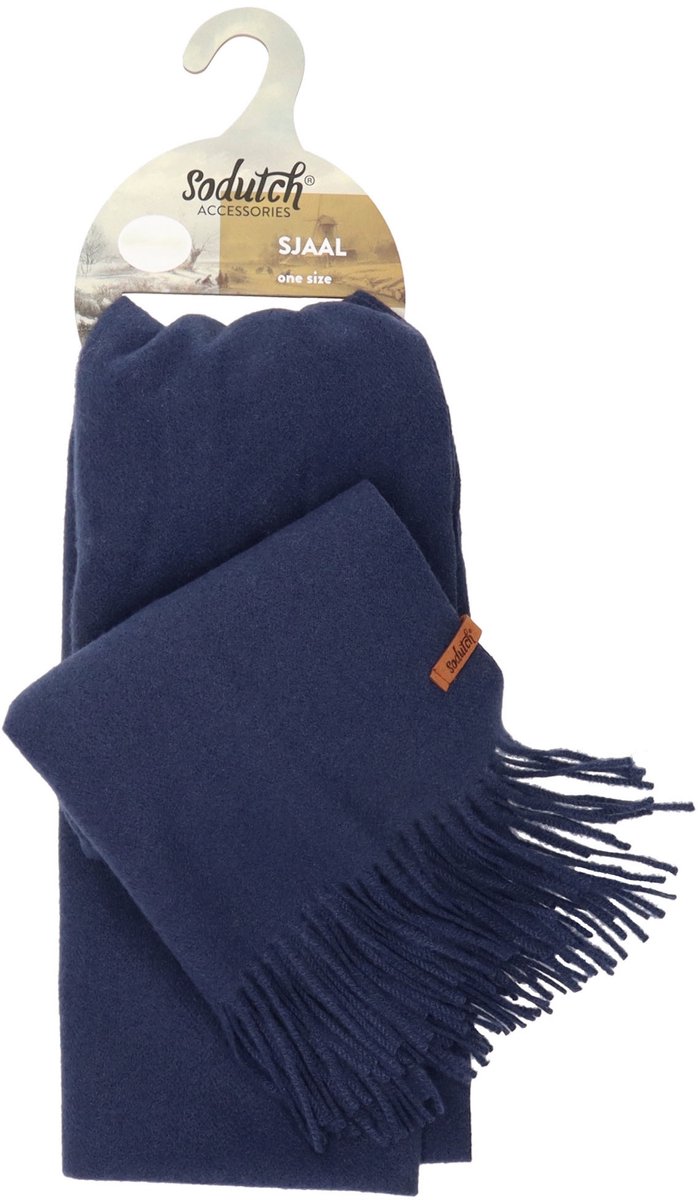 Sodutch Winter Essentials Sjaal - Jeansblauw