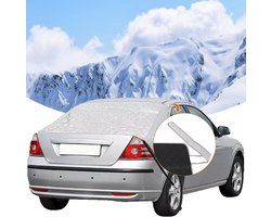 Vorstdeken auto- Ijsdeken-Autoruithoes - Achterruit Sneeuwhoes Anti-IJsfolie Sneeuw Voorruit Zonnescherm - met 2 Elastische Haken 4 Magneten - Achterruit Vorsthoes voor Vrachtwagens en Bestelwagens - 140x80cm