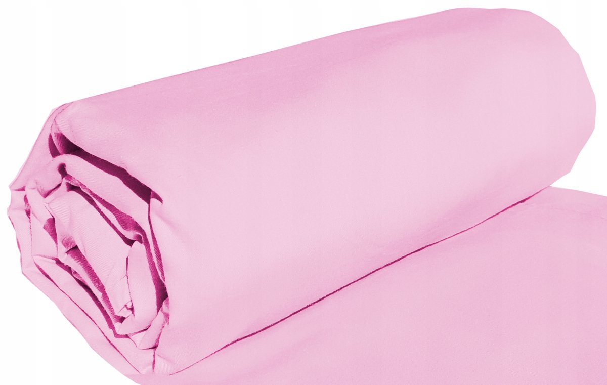 Jersey Hoeslaken met Elastiek 180x200 cm Licht Roze