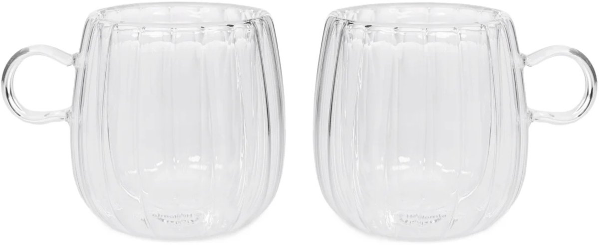 CEMBRA GROOVE Dubbelwandige Glazen met Oor - 2 stuks - 250 ml