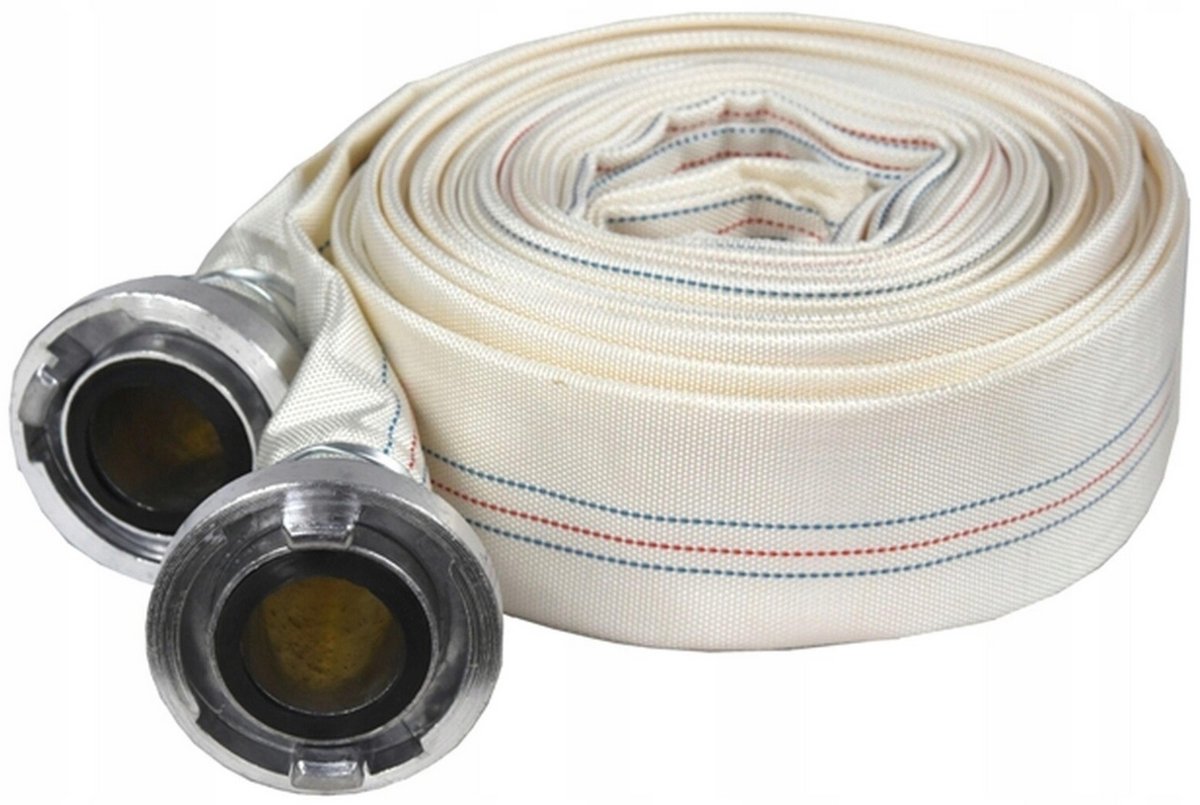 Brandweerslang 20m 1" 8 bar met koppeling