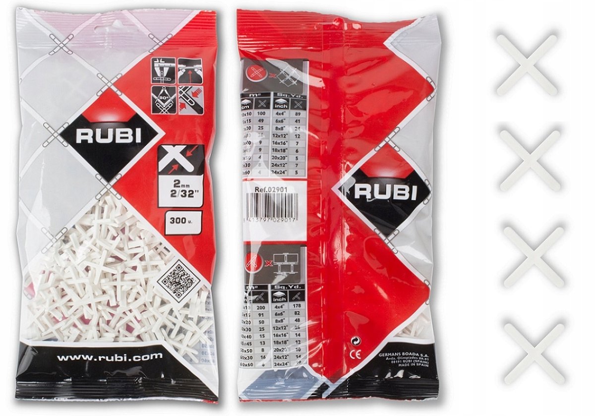 Rubi Dista-kruisjes Tegels 2mm 300 Stuks