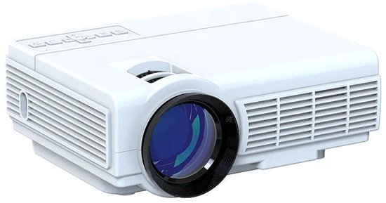 Yowhick - Beamer - Projector Beamer - Mini Meamer - 1080P - Automatische focus - met WiFi - 5G+2.4G Wireless Connection - Wit
