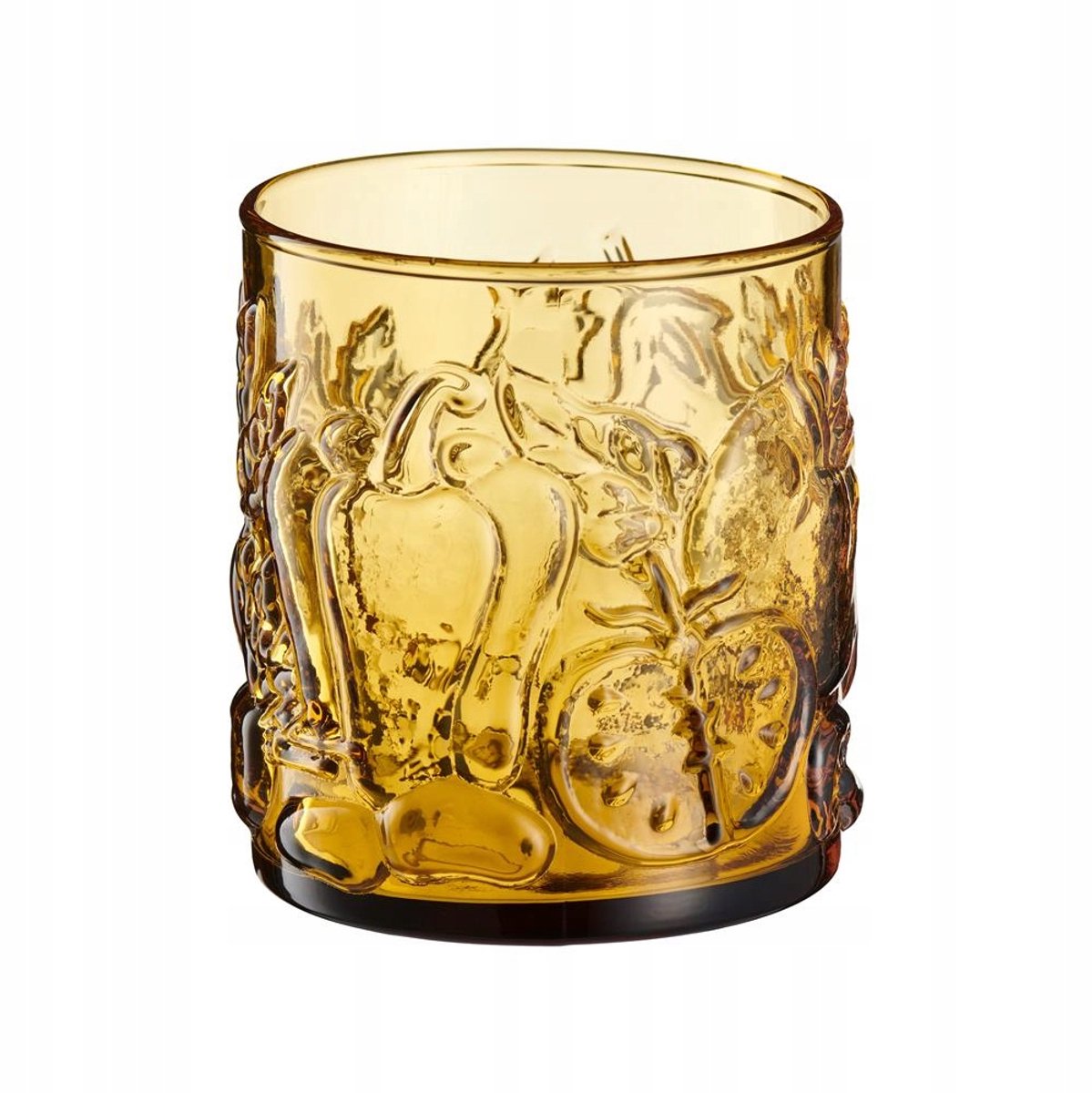 Amberglazen MONDO 350 ml - Handgemaakt met Groente Design