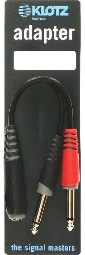 Klotz AYS- 0 Câble Adaptateur Y 0,2 m - Câble