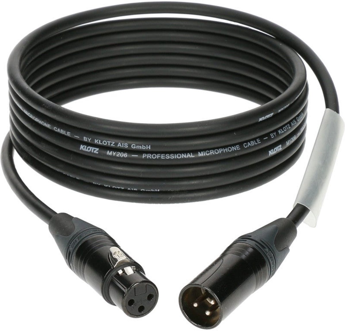 Klotz 3XM1T1M150 microfoonkabel Neutrik XLR 15m zwart