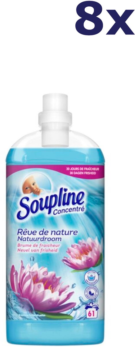 8x Soupline Wasverzachter - 61sc1,35L - nevel van frisheid