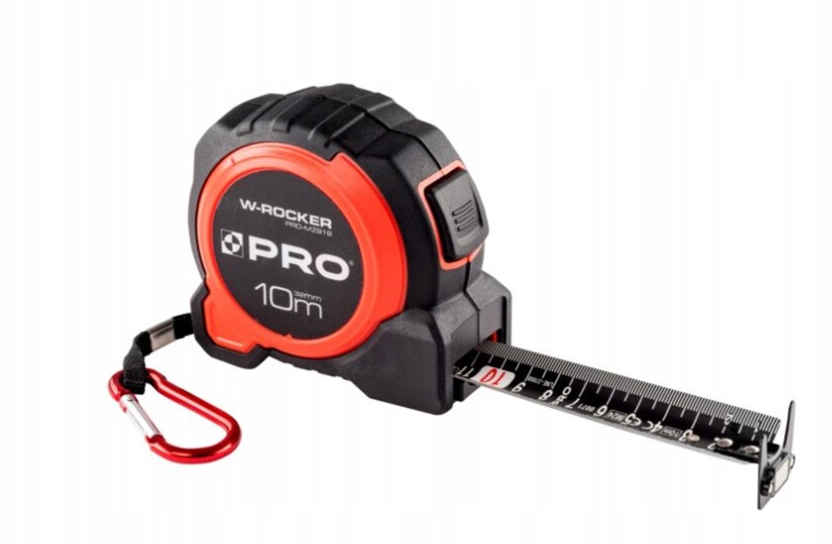 Pro Rolmaat 10m 32mm met Sterke Magneet en Dubbelzijdige Bedrukking