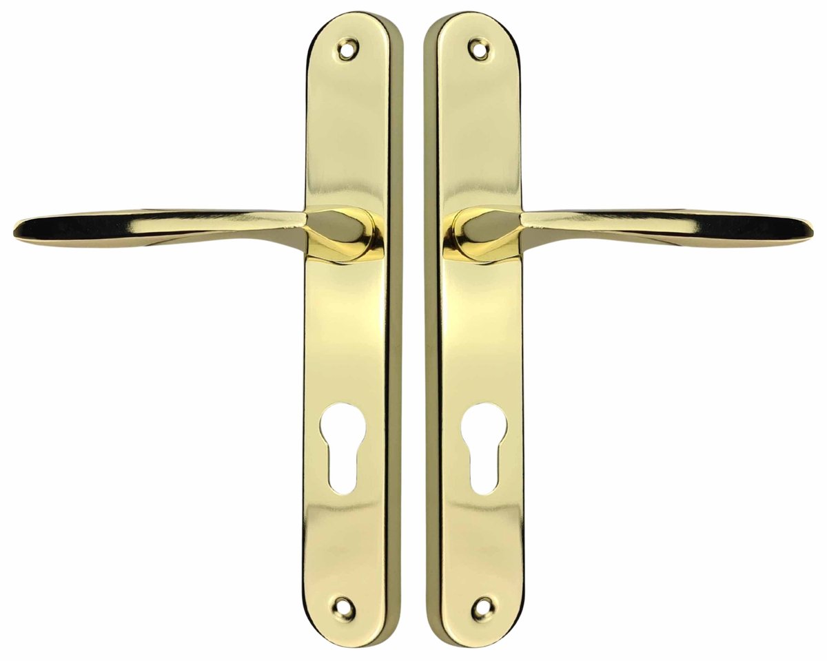 Deurklink MIA 72 mm Goudglans Cilinder