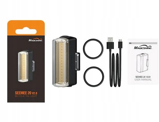 Magicshine SEEMEE 20 V2.0 Fietslamp Achtste USB 20 lumen licht van gewicht — afbeelding 5
