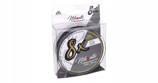Mikado Nihonto Octa Vlecht Vissnoer Zwart 0,26mm 150m van Mikado — afbeelding 3