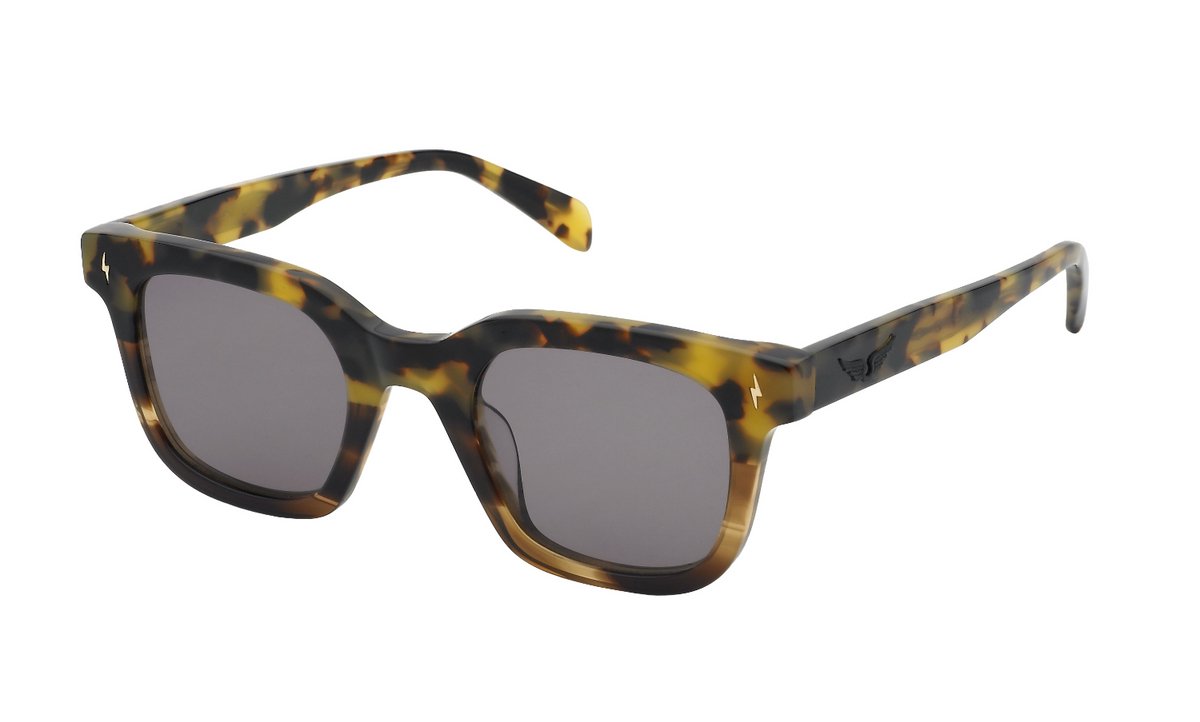 Zadig&Voltaire SZV401 07HL AVANA STRIATA MARRONE LUCIDA 48/23/140 Vrouw Zonnebrillen