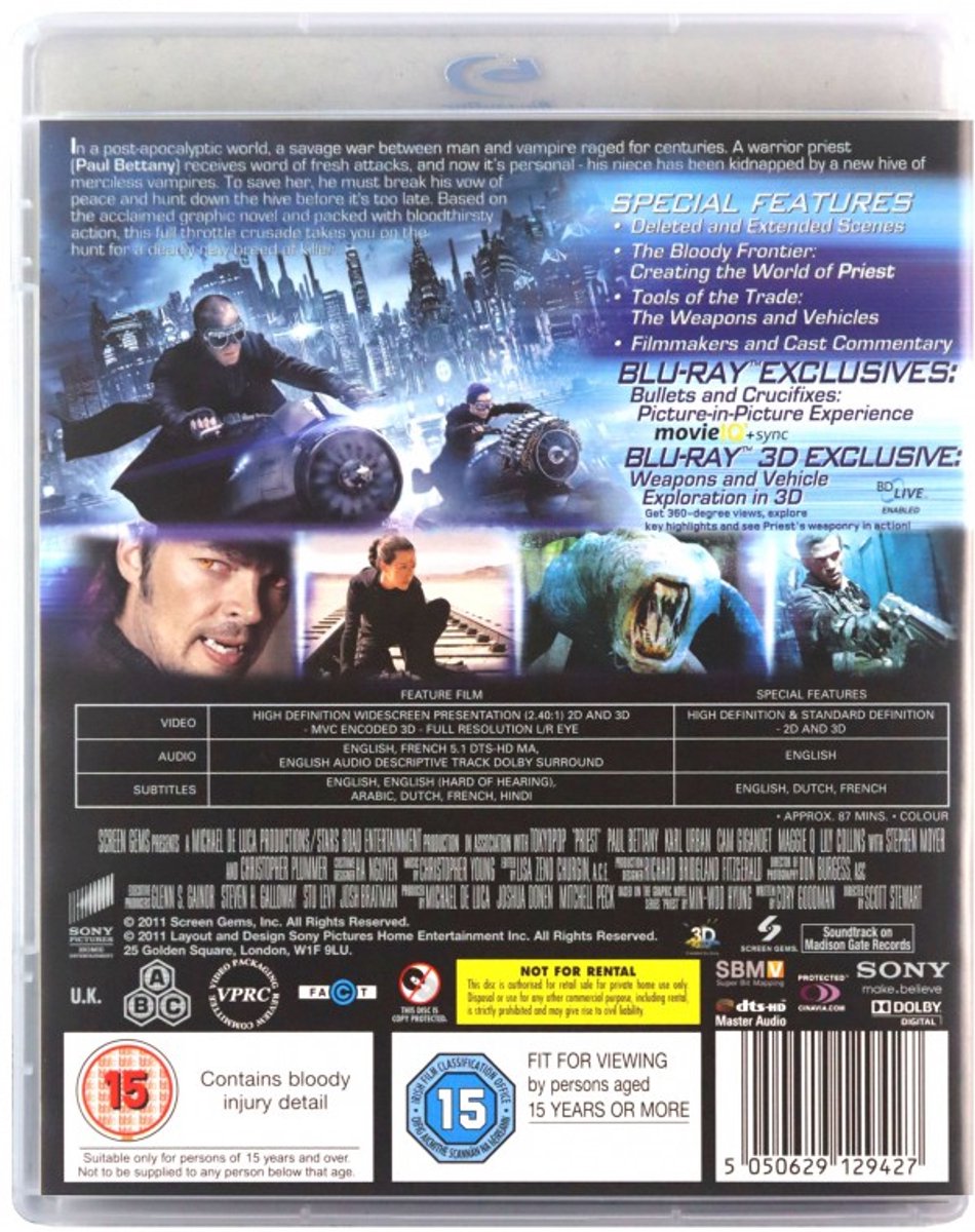 Sony Pictures Home Ent. Priest thumbnail 5