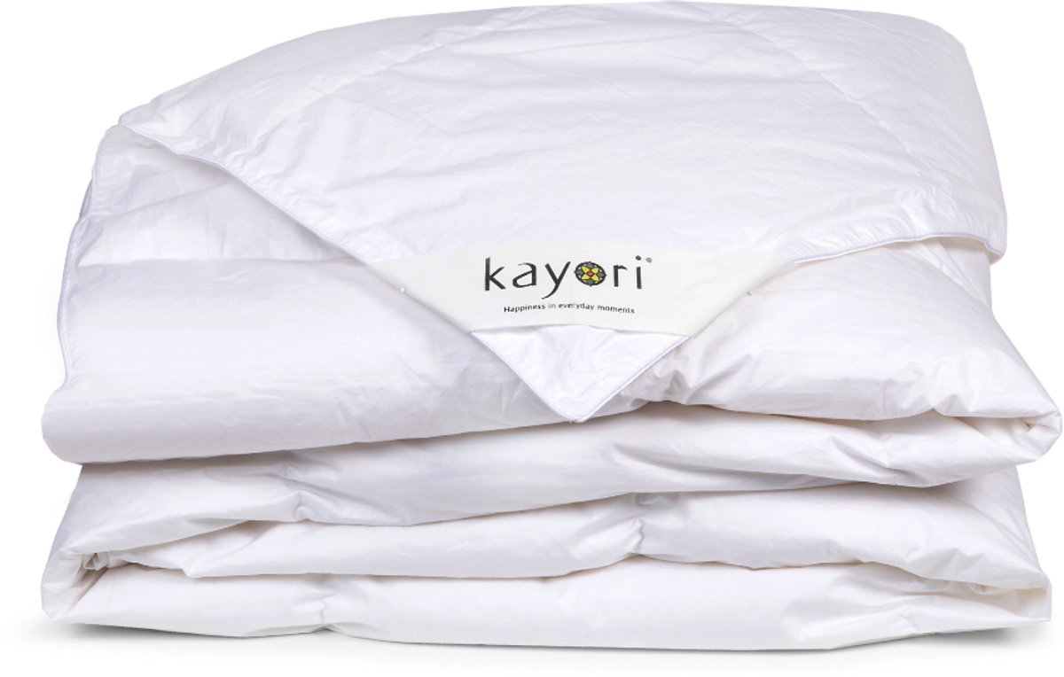 Kayori Umou - Winterdekbed - 260x220 - 100% Mazurisch Ganzendons - Heerlijk warm - Downpass Gecertificeerd - Katoen Percale Tijk