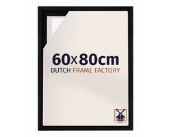 Baklijst 60x80 cm - MDF - Zwart Mat - Lausanne