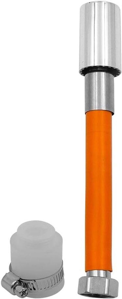 Allecto plus - Universele kraanverlenger voor keukenkraan, schuimend met 360° flexibiliteit, verstelbare verlengbuis van 20 cm. Perfect voor aanrechtgebruik.